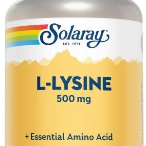 SOLARAY L-LYSINE 500MG LYSINE