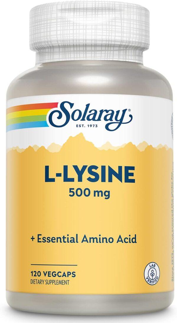 SOLARAY L-LYSINE 500MG LYSINE
