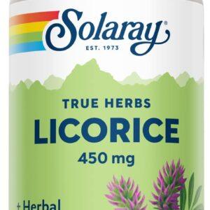 SOLARAY LICORICE 450MG CAPS 100S GLYCYRRHIZA GLABRA