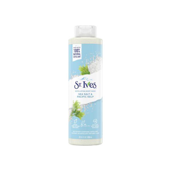 ST. IVES EXFOLIATING BODY WASH SEA SALT & PACIFIC KELP 650ML