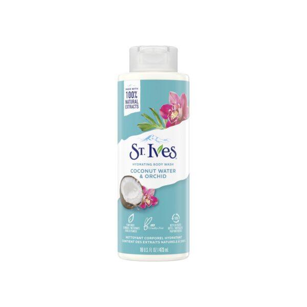 ST. IVES HYDRATING BODY WASH COCONUT WATER & ORCHID 473ML