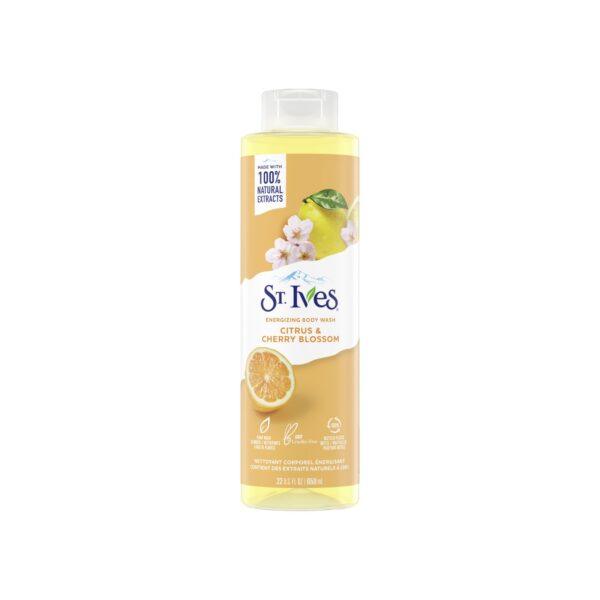ST. IVES ENERGIZING BODY WASH CITRUS & CHERRY BLOSSOM 650ML