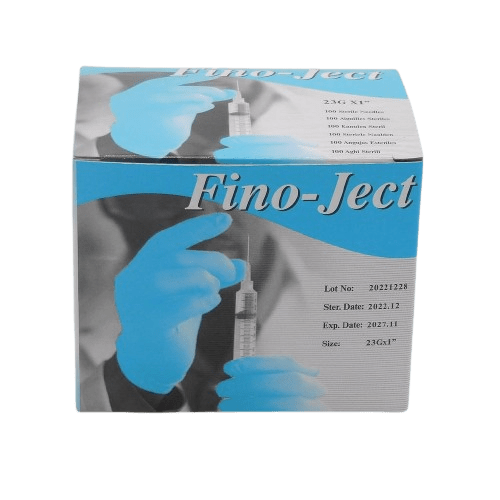 STERILE NEEDLES(FINO JET) 21G 1.5INCH 100`S