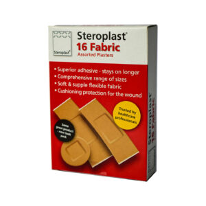 STEROPLAST 16 FABRIC ASSORTED PLASTERS