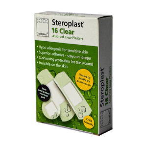 STEROPLAST CLEAR ASSORTED PLASTERS.