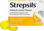 STREPSILS HONEY & LEMON LOZENGES 100S