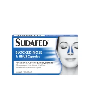 SUDAFED BLOCKED NOSE & SINUS CAPSULES 16S