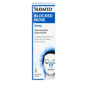 SUDAFED CONGESTION RELIEF 0.1% NASAL SPRAY 10ML XYLOMETAZOLINE