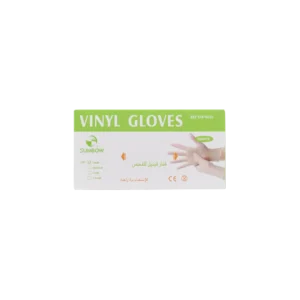 SUMBOW DISPOSABLE POLYETHYLENE EXAM GLOVES 100S PE VINYL MEDIUM