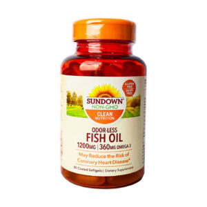 SUNDOWN FISH OIL (OMEGA-3) 1200MG ODORLESS SOFTGELS 85S