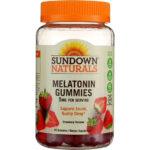 SUNDOWN MELATONIN GUMMIES 5MG 60S STRAWBERRY