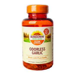SUNDOWN ODORLESS GARLIC 100 SOFTGELS