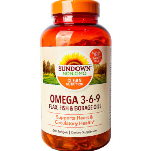SUNDOWN OMEGA 369 50SOFTGELS 3-6-9 FLAXSEED SUNFLOWER SEED