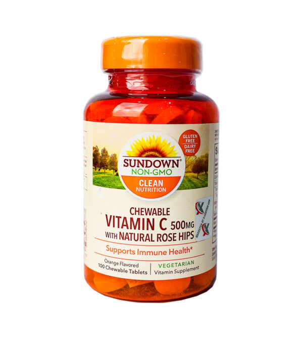 SUNDOWN VITAMIN C 500MG CHEWABLES 100S