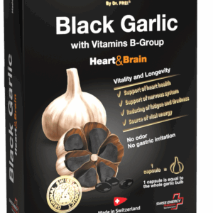 SWISS ENERGY BLACK GARLIC VITAMINS B-GROUP 20CAPSULES