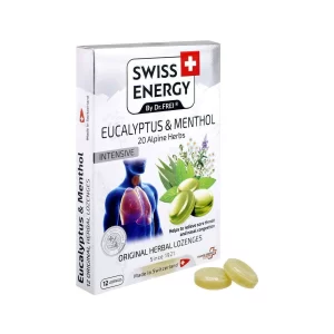 SWISS ENERGY HERBAL LOZENGES - EUCALYPTUS & MENTHOL