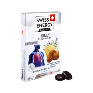 SWISS HERBAL LOZENGES FINEST BEE HONEY 20 ALPINE HERBAL