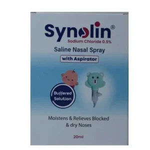 SYNOLIN SALINE NASAL SPRAY 20ML + ASPIRATOR