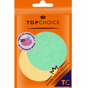 TOP CHOICE 39478 MAKE-UP REMOVING SPONGES 2PCS