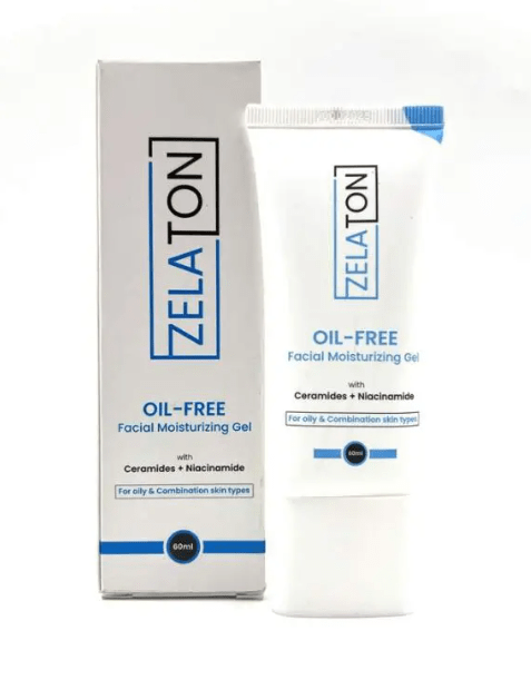 ZELATON OIL-FREE FACIAL MOISTURIZING GEL 60ML CERAMIDES NIACINAMIDE