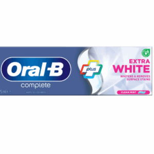 ORAL-B COMPLETE PLUS EXTRA WHITE CLEAN MINT paste 75ML