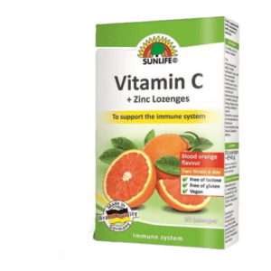 SUNLIFE VITAMIN C + ZINC LOZENGES 30S