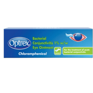 OPTREX BACTERIAL CONJUNCTIVITIS EYE OINTMENT CHLORAMPHENICOL 4G