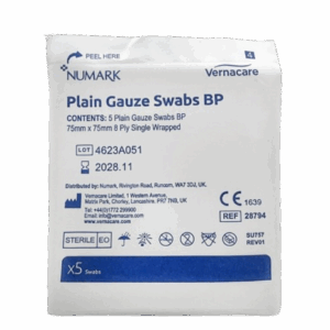 NUMARK GAUZE SWABS NON STERILE BP 100S 10CMX10CM