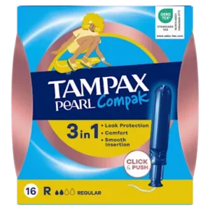 TAMPAX COMPAK PEARL REGULAR 18CT 0313