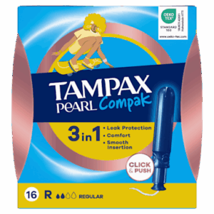 TAMPAX PEARL COMPAK REGULAR 16 3X COMFORT