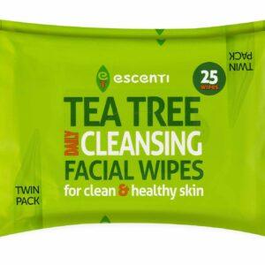 TEA TREE DAILY USE FACIALK 25WIPES TWIN PACK