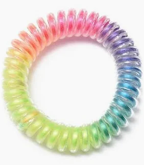 TOP CHOICE 22425 SPIRAL MULTI COLORED HAIR BAND