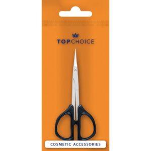 TOP CHOICE 7392 NAIL SCISSORS PLASTIC HANDLE