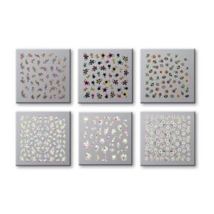 TOP CHOICE NAIL STICKERS 6PCS 42737 OR 77180