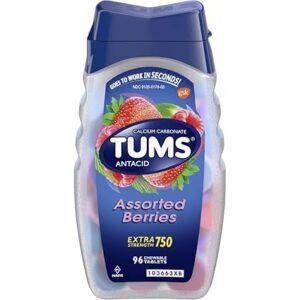 TUMS ANTACID ASSORTED BERRIES CHEWABLE TABS 96S