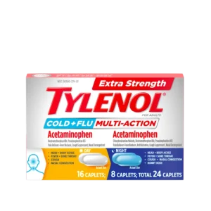 TYLENOL COLD+FLU EXTRA STRENGTH DAY NIGHT CAPLETS 24S