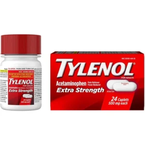 TYLENOL EXTRA STRENGTH 500MG CAPLETS 24S