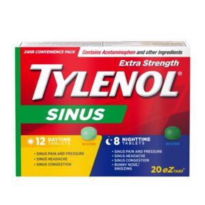 TYLENOL SINUS DAY AND NIGHT TABLETS TABLETS 20S