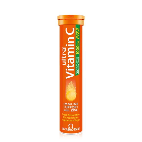 ULTRA VITAMIN C WITH ZINC EFFERVESCENT TABLETS 20S