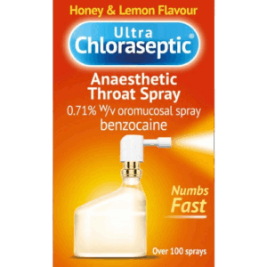 ULTRA CHLORASEPTIC HONEY & LEMON THROAT SPRAY 15ML
