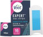 VEET WAX STRIPS UNDERARM & BIKINI 16S