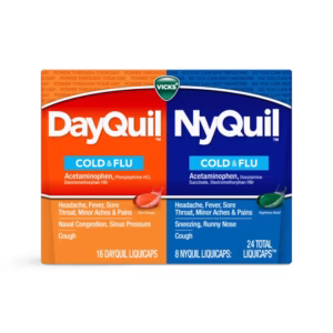 VICKS DAYQUIL NYQUIL SEVERE COLD & FLU LIQUICAPS 24S