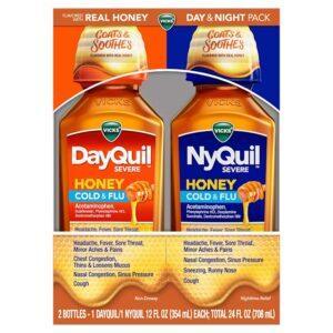 VICKS DAYQUIL NYQUIL SEVERE COLD & FLU LIQUICAPS 24S