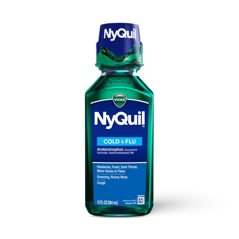 VICKS NYQUIL COUGH SUPPRESSANT DOXYLAMINE 236ML