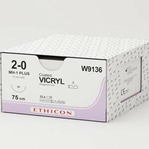 VICRYL POLYGLACTIN 910 4-0 RB SUTURES 12`S