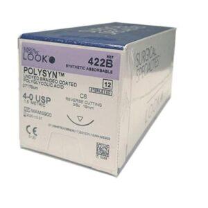 VICRYL 1 50MM 1/2C ROUND BODIED 75CM 12S