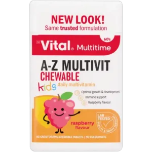 VITAL KIDS A-Z MULTIVITAMIN CHEWABLE 60S