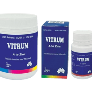VITRUM A TO ZINC MULTIVITAMIN MINERALS 30TABLETS