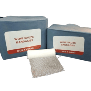 W.O.W GAUZE BANDAGE 4 INCH 19X15 DZ 12ROLLS