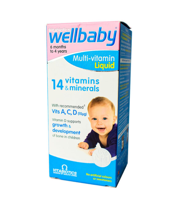 WELLBABY (6M-4YRS) MULTI-VITAMIN LIQUID 150ML